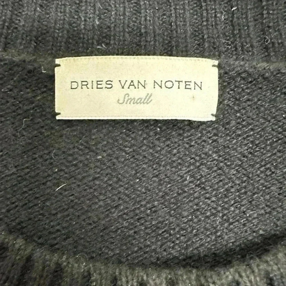 Dries Van Noten Dali Sequin Embroidered Lobster Cashmere Sweater - Rare - Picture 3 of 8